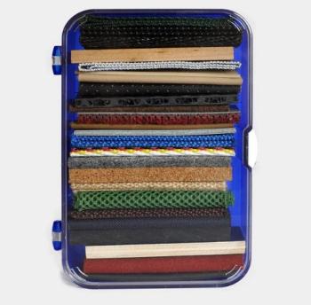 Preview: NALOUX Box blue incl. 22 gemischte Fährtengegenstände IPO